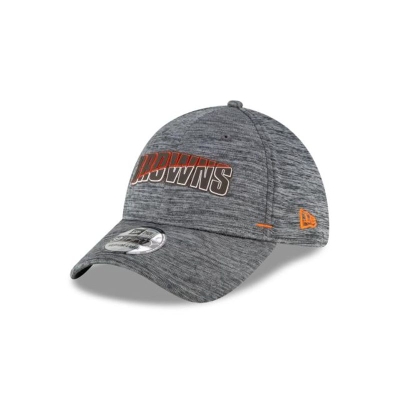 Cleveland Browns Gorra | New Era NFL Summer Sideline 39thirty Stretch Fit Cap Mexico - Grises